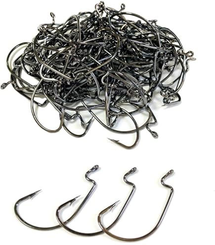 Amazon | オフセットフック 50本セット ケース入り 5サイズ 10本